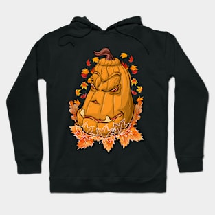 Trick or treat Spooky October Pumpkin Hoodie